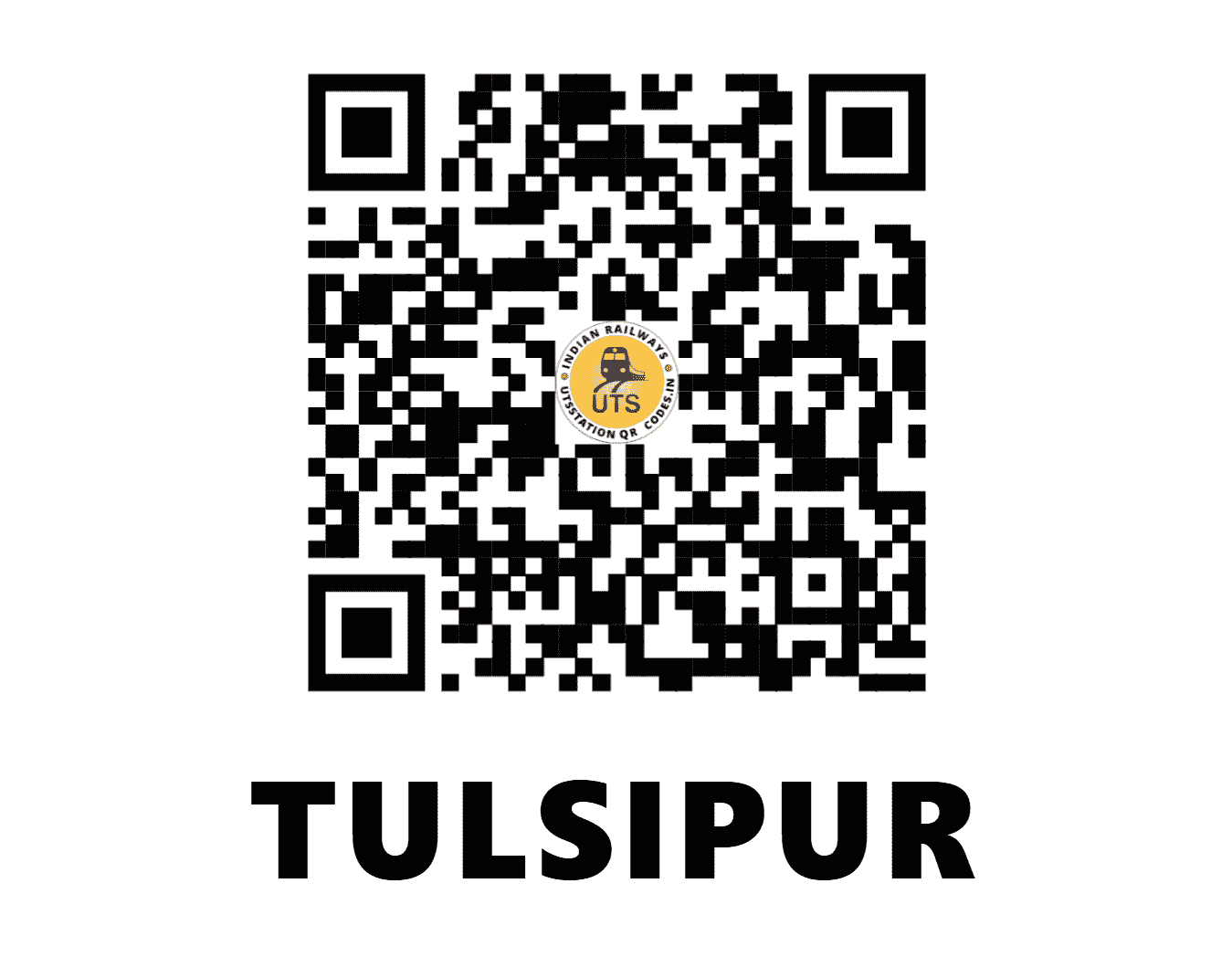 UTS QR Code for TULSIPUR - TLR (NE - UTTAR PRADESH)